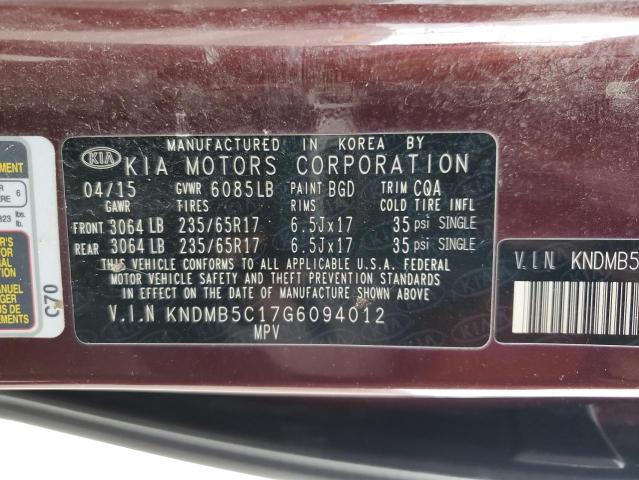 Photo 12 VIN: KNDMB5C17G6094012 - KIA SEDONA LX 