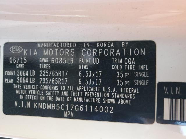 Photo 12 VIN: KNDMB5C17G6114002 - KIA SEDONA LX 