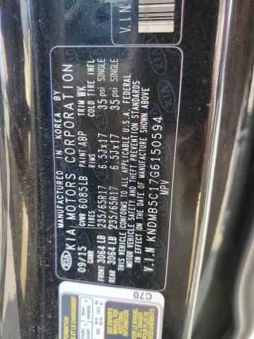 Photo 12 VIN: KNDMB5C17G6150594 - KIA SEDONA 