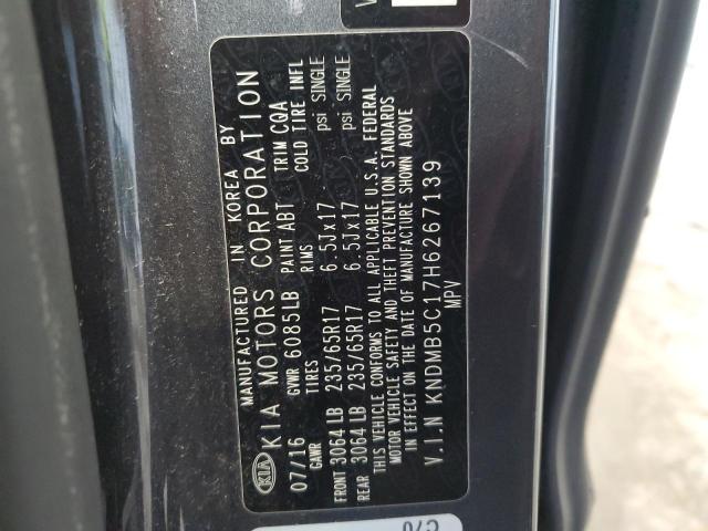 Photo 12 VIN: KNDMB5C17H6267139 - KIA SEDONA LX 