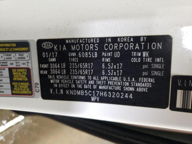 Photo 13 VIN: KNDMB5C17H6320244 - KIA SEDONA LX 