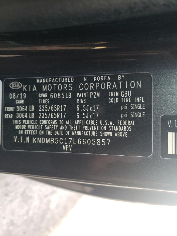 Photo 12 VIN: KNDMB5C17L6605857 - KIA SEDONA 