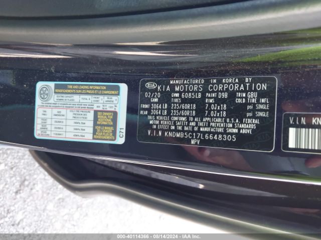 Photo 8 VIN: KNDMB5C17L6648305 - KIA SEDONA 