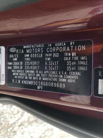 Photo 9 VIN: KNDMB5C18G6089689 - KIA SEDONA LX 