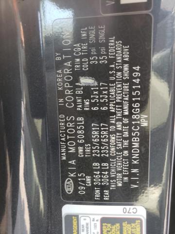 Photo 9 VIN: KNDMB5C18G6151494 - KIA SEDONA LX 