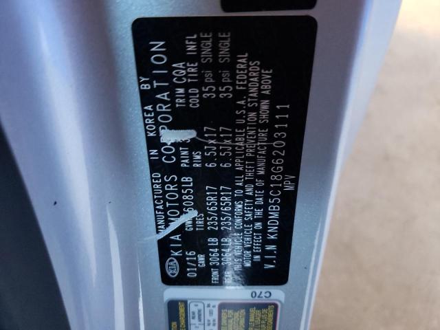 Photo 12 VIN: KNDMB5C18G6203111 - KIA SEDONA LX 