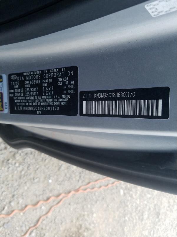 Photo 9 VIN: KNDMB5C18H6301170 - KIA SEDONA LX 