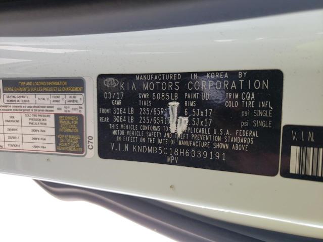 Photo 9 VIN: KNDMB5C18H6339191 - KIA SEDONA LX 