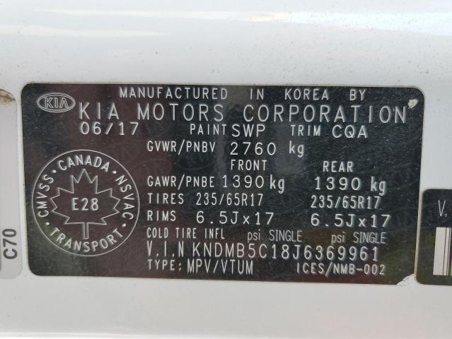 Photo 12 VIN: KNDMB5C18J6369961 - KIA SEDONA LX 