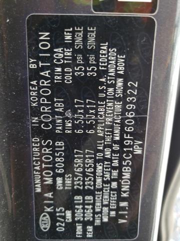 Photo 9 VIN: KNDMB5C19F6069322 - KIA SEDONA LX 