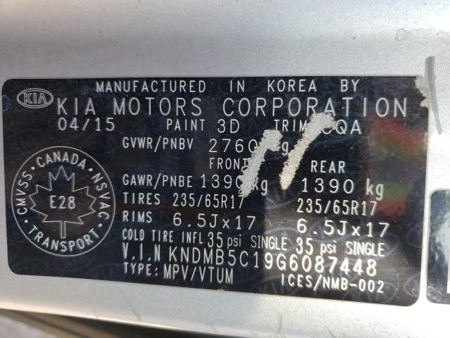 Photo 12 VIN: KNDMB5C19G6087448 - KIA ALL MODELS 