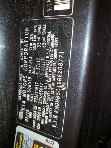 Photo 12 VIN: KNDMB5C19G6208771 - KIA SEDONA LX 