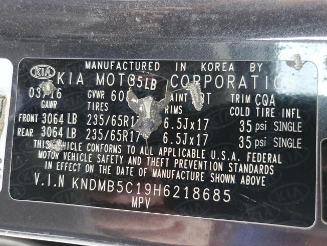 Photo 12 VIN: KNDMB5C19H6218685 - KIA SEDONA LX 