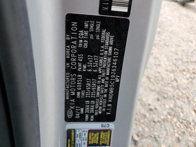 Photo 12 VIN: KNDMB5C19J6346107 - KIA SEDONA LX 