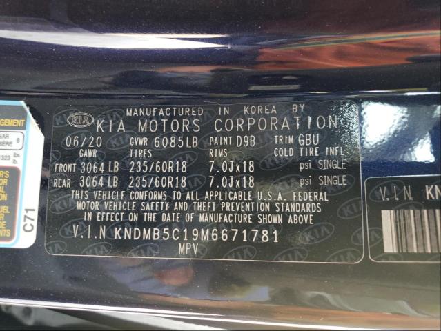 Photo 9 VIN: KNDMB5C19M6671781 - KIA SEDONA LX 