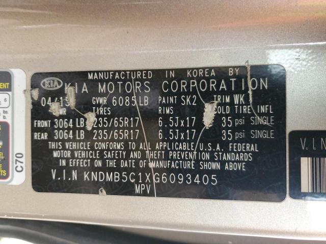 Photo 12 VIN: KNDMB5C1XG6093405 - KIA SEDONA LX 