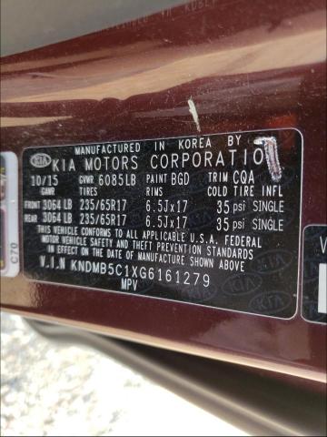 Photo 9 VIN: KNDMB5C1XG6161279 - KIA SEDONA LX 