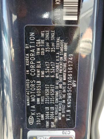 Photo 13 VIN: KNDMB5C1XG6161749 - KIA SEDONA LX 