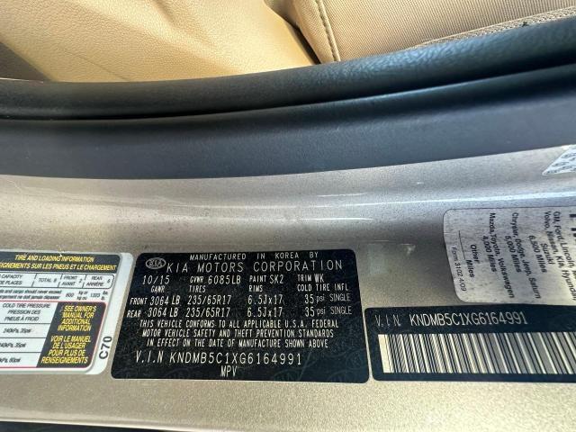 Photo 9 VIN: KNDMB5C1XG6164991 - KIA SEDONA LX 