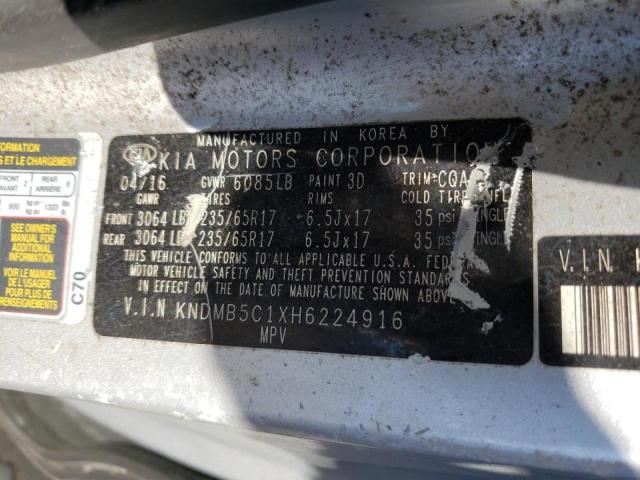 Photo 9 VIN: KNDMB5C1XH6224916 - KIA SEDONA LX 