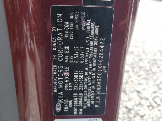 Photo 12 VIN: KNDMB5C1XH6284422 - KIA SEDONA LX 