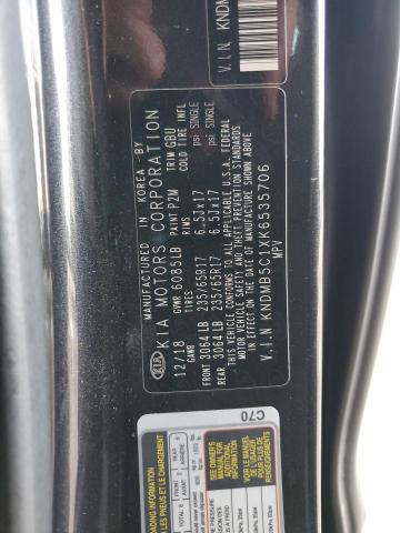 Photo 12 VIN: KNDMB5C1XK6535706 - KIA SEDONA LX 