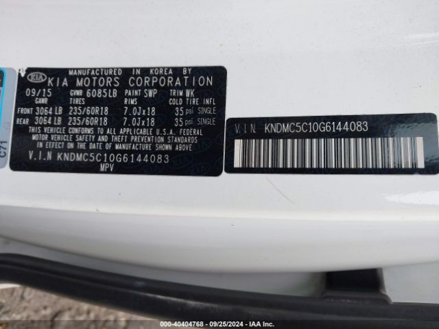 Photo 8 VIN: KNDMC5C10G6144083 - KIA SEDONA 