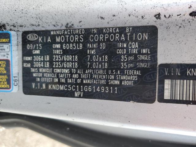 Photo 12 VIN: KNDMC5C11G6149311 - KIA SEDONA EX 