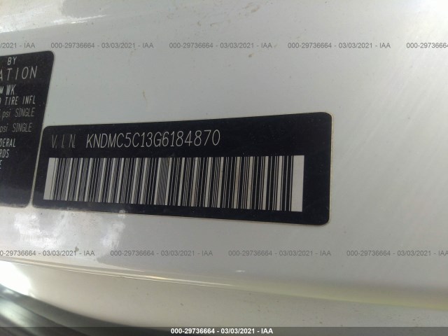 Photo 8 VIN: KNDMC5C13G6184870 - KIA SEDONA 