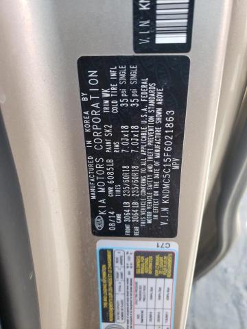 Photo 9 VIN: KNDMC5C15F6021863 - KIA SEDONA EX 