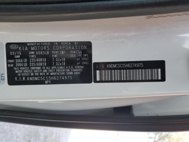 Photo 12 VIN: KNDMC5C15H6274975 - KIA SEDONA EX 