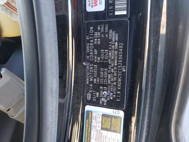 Photo 9 VIN: KNDMC5C15J6365492 - KIA SEDONA EX 