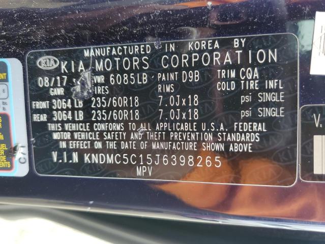 Photo 12 VIN: KNDMC5C15J6398265 - KIA SEDONA EX 