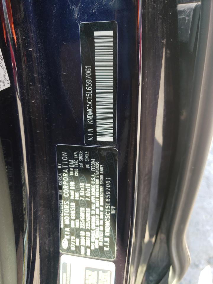 Photo 12 VIN: KNDMC5C15L6597061 - KIA SEDONA 