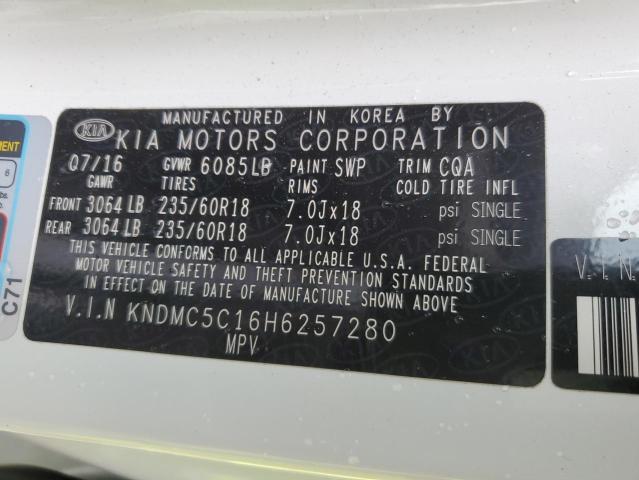 Photo 12 VIN: KNDMC5C16H6257280 - KIA SEDONA EX 