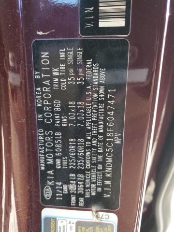 Photo 12 VIN: KNDMC5C18F6047471 - KIA SEDONA EX 