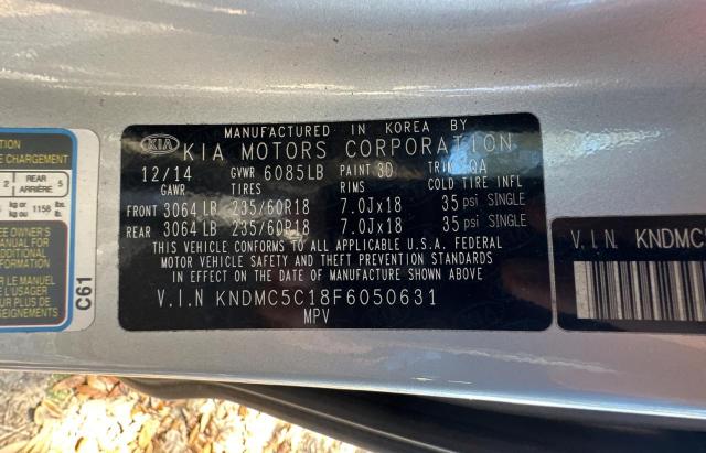 Photo 9 VIN: KNDMC5C18F6050631 - KIA SEDONA EX 