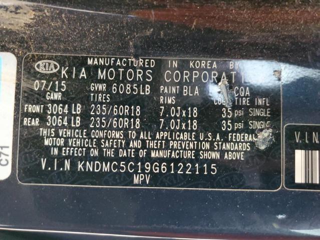 Photo 9 VIN: KNDMC5C19G6122115 - KIA SEDONA EX 