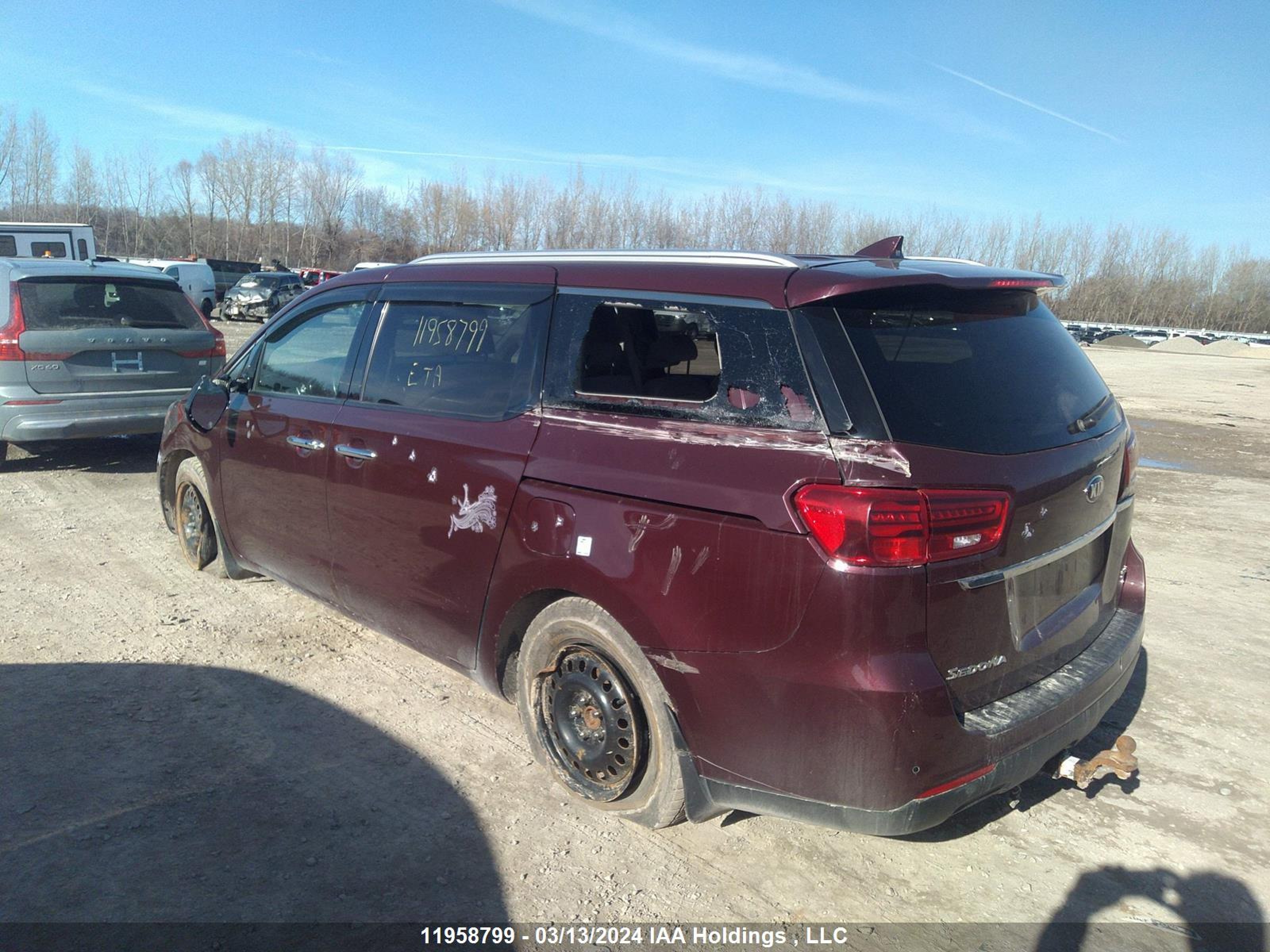 Photo 2 VIN: KNDMC5C19K6492604 - KIA SEDONA 