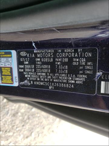 Photo 9 VIN: KNDMC5C1XJ6386824 - KIA SEDONA EX 