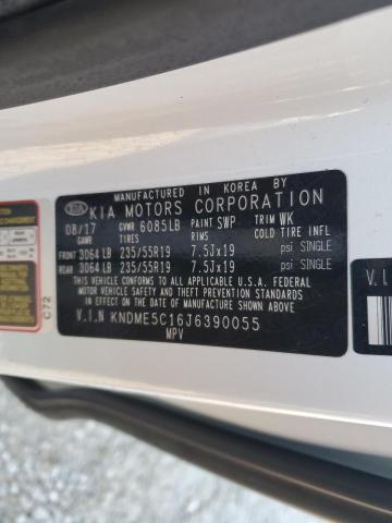 Photo 12 VIN: KNDME5C16J6390055 - KIA SEDONA SXL 