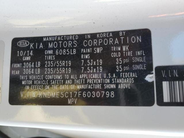 Photo 12 VIN: KNDME5C17F6030798 - KIA SEDONA SXL 