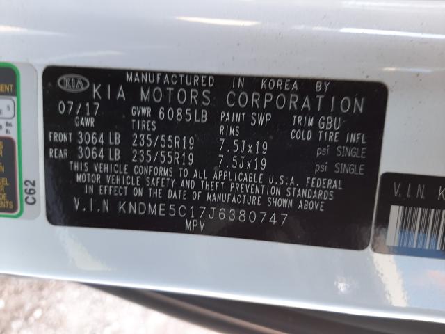 Photo 9 VIN: KNDME5C17J6380747 - KIA SEDONA SXL 