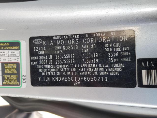 Photo 12 VIN: KNDME5C19F6050213 - KIA SEDONA SXL 