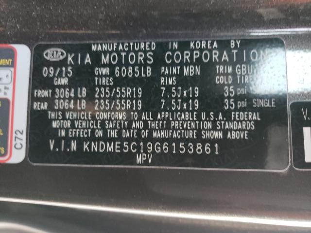 Photo 9 VIN: KNDME5C19G6153861 - KIA SEDONA EX 