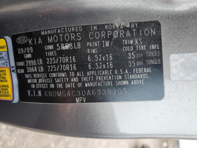 Photo 12 VIN: KNDMG4C30A6339205 - KIA SEDONA LX 