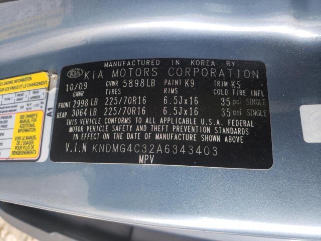 Photo 9 VIN: KNDMG4C32A6343403 - KIA SEDONA LX 