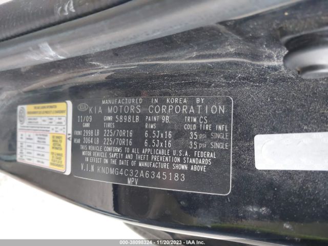 Photo 8 VIN: KNDMG4C32A6345183 - KIA SEDONA 