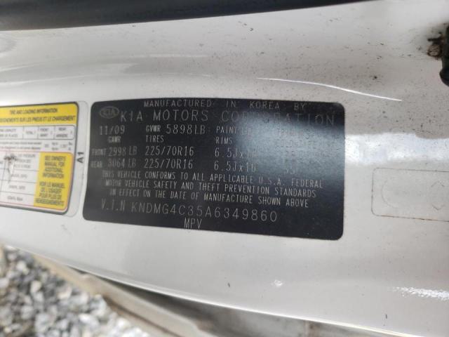 Photo 9 VIN: KNDMG4C35A6349860 - KIA SEDONA 