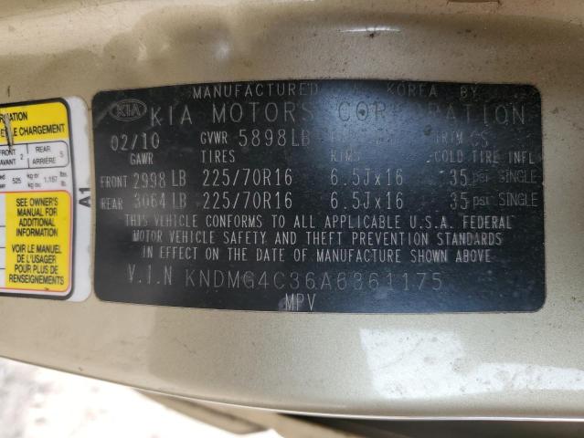 Photo 13 VIN: KNDMG4C36A6361175 - KIA ALL MODELS 